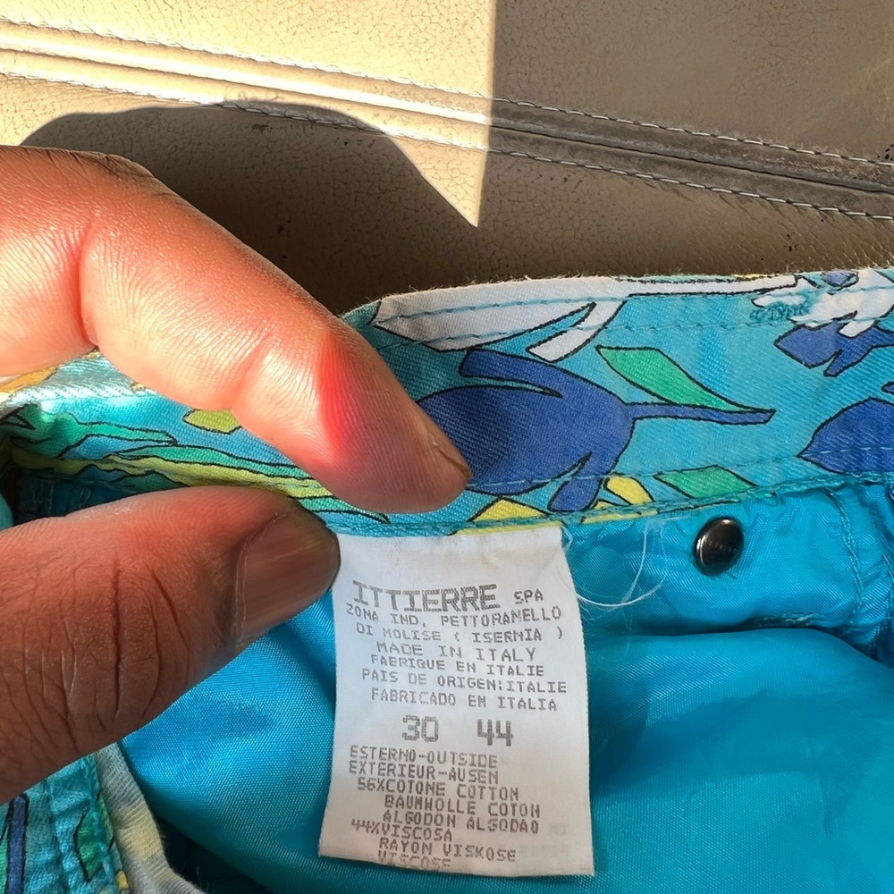 Multi colored Vintage Versace women’s pants - Picture 4 of 4